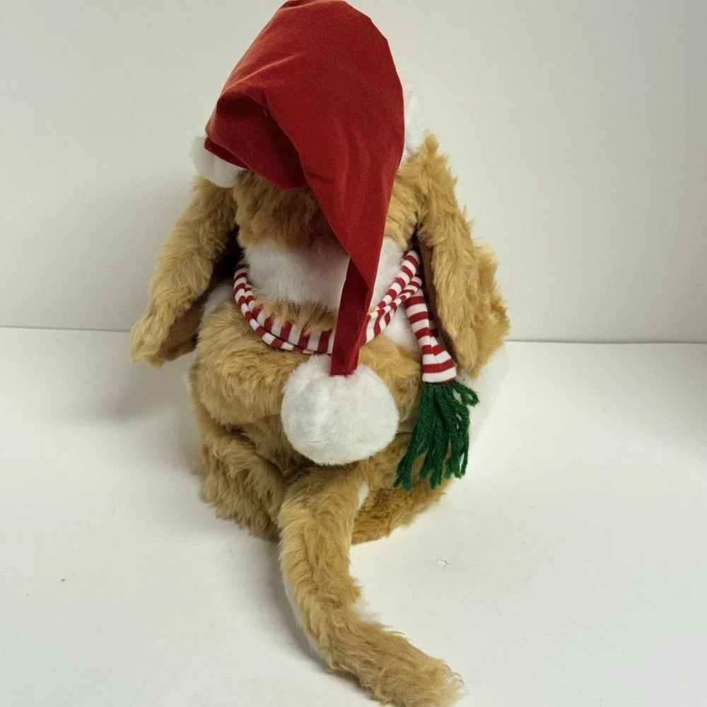 Gemmy Animated Caroling Hound Dog Plush‎ Singing Howling 10